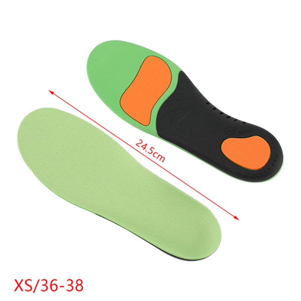 Ortotiska innersulor Ortopedisk Flat Foot Health Sole Pad XS