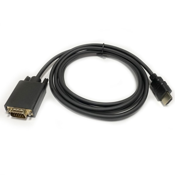 1080P HDMI till VGA-adapter, aktiv HDMI digital till VGA analog videokonverteringskabel