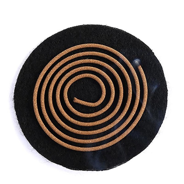 8/10 cm Rökelsebrännare Ash Catcher Pad Brandsäker matta Flamskyddad bomull för passform Rökelsepinnar Spolar