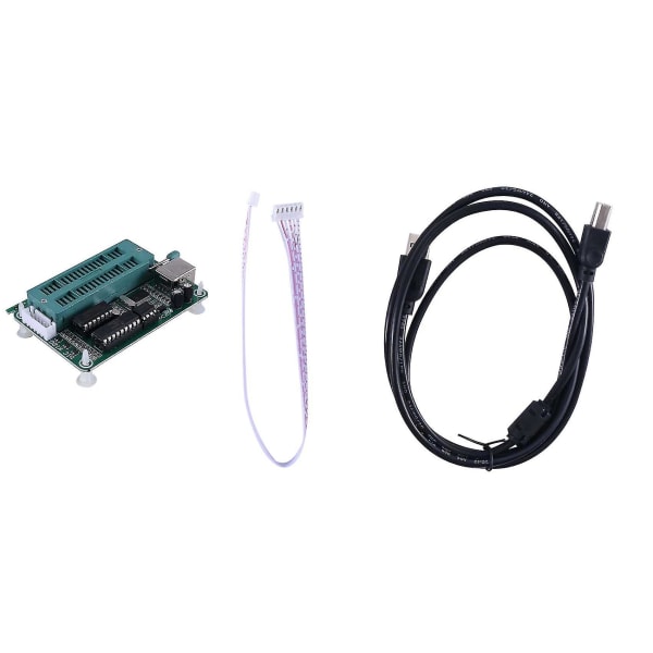 Pic K150 Icsp Programmerare USB Automatisk Programmering Utveckla mikrokontroller + USB Icsp-kabel