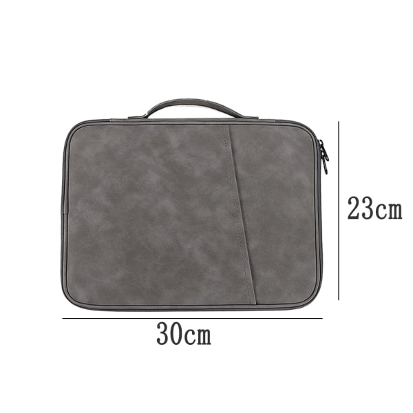 10,8-11" Tablet Sleeve kompatibelt för iPad Tablet- case Djupt grått-10,8-11 tum