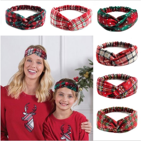 Jul Pannband Rosett Bandana Boho Knot Pannband Retro Youth (5-12)