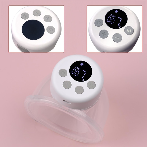Bärbar elektrisk bröstpump Tyst osynlig handsfree bröstpump 2 lägen 9 nivåer Justerbar med LCD-skärm Intelligent timing för hemmet