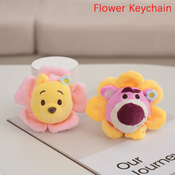 Plysch nyckelringar Sun Flower Key Chai Ryggs?ck Ornament Keychai B