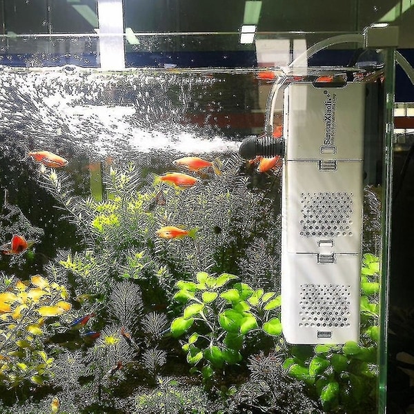 Ny akvariefilterpump Akvarium Uv-lampa Inbyggt vatten