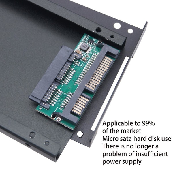 1,8 "micro Sata 16 Pin Ssd to 2,5" Sata 22pin (7+15 Pin) HDD Converter Adapter
