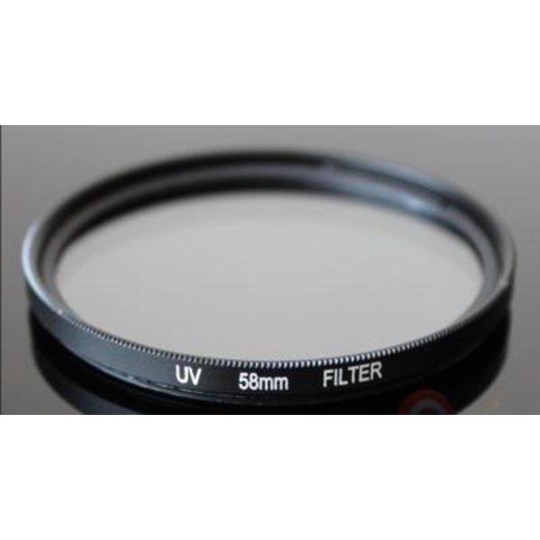 Tunt cirkul?rt polariserande filter f?r 58 mm lins