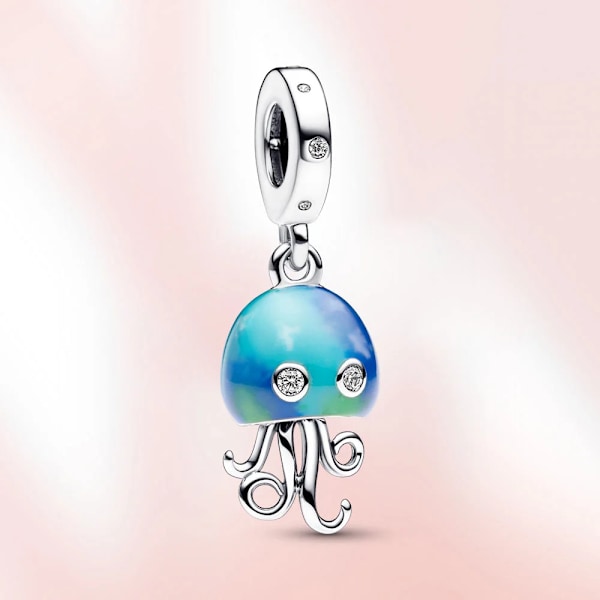 Ny Charm 925 Sterling Sølv Murloc Perle Krabbe Sort Perle Vedhæng Murano Skildpadde Passer Original Pandora Armbånd Kvinder Kærlighed Gave LMB100