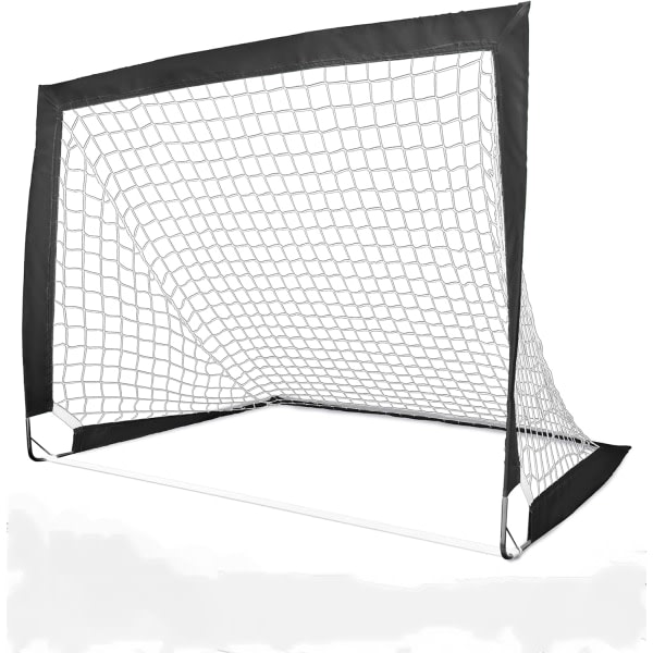GoSports Team Tone 4 fot x 3 fot Portable Soccer Goal for Kids - Pop Up Net for Backyard Coral color Coral color