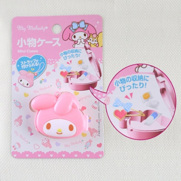 Kawaii Storage Box Mymelody och Anime Mini Girly Earnail Smycken