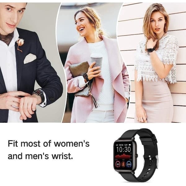 Smart Watch band, 20 mm utbytbara justerbara Smartwatch-remmar som ?r kompatibla med P22 P32 P36 Sport Watch