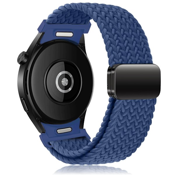 Punottu ranneke Samsung Galaxy Watch 6 4 classic/5 Pro 45mm 47mm 43mm 44mm 40mm:lle - Magneettinen ranneke ilman rakoja Galaxy Watch 6 -hihnoihin, Atlantin sininen Atlantic Blue watch 5 40mm 44mm