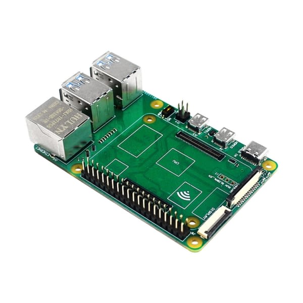 CM4 till PI4B Adapterkort Datormodul Micro HD USB3.0 1000M Ethernet-gr?nssnitt CM4-PI 4B f?r Raspberry Pi 4B