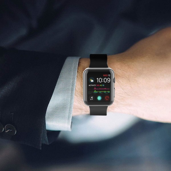 [2-pack] 40 mm case för Apple Watch Series 6 Transparent 40 mm