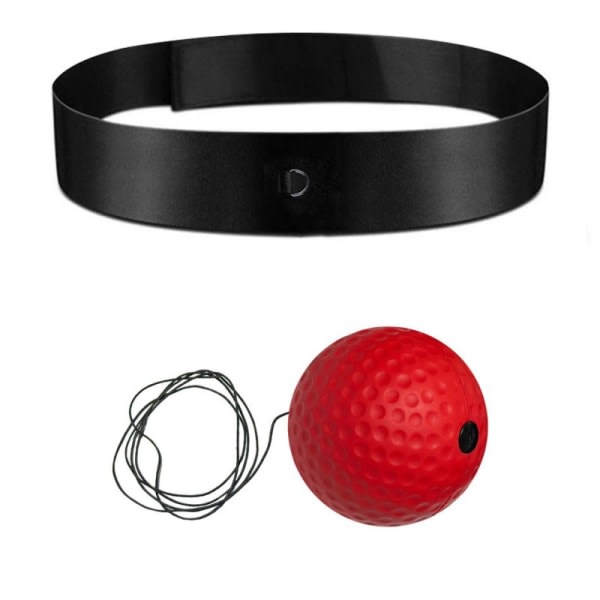Reflexboll med nick Röd mjuk boll Red soft ball