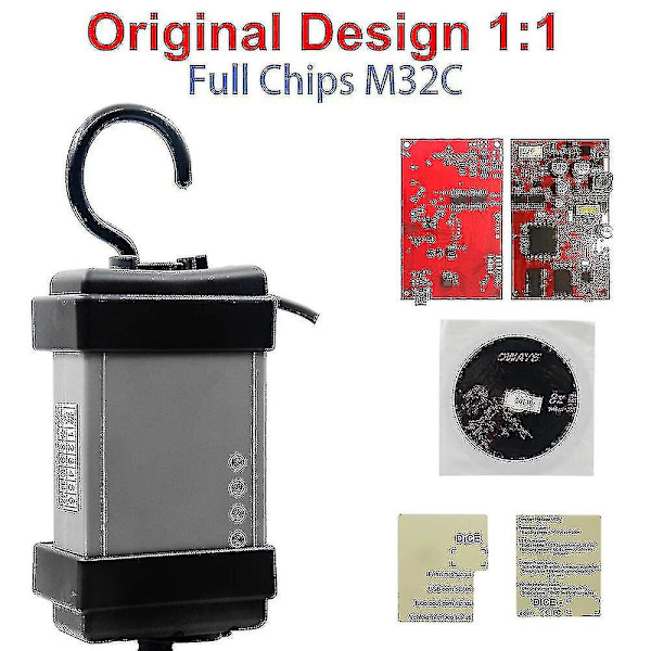 Nyeste M32C Full Chips Dice 2014D PRO EWD Flerspråklig Dice 2015A for Volvo Car Diagnostic Tool 2014D Dice Pro OBD2 Scan-På lager