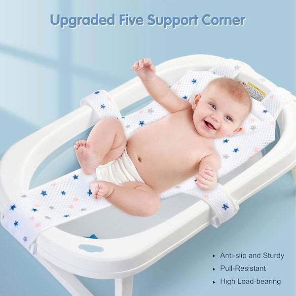 Baby badekar pute, bruk baby badekar innlegg, spedbarn nyfødt badekar stol, baby badekar badekar stol, badekar stol baby, baby badekar 5-white