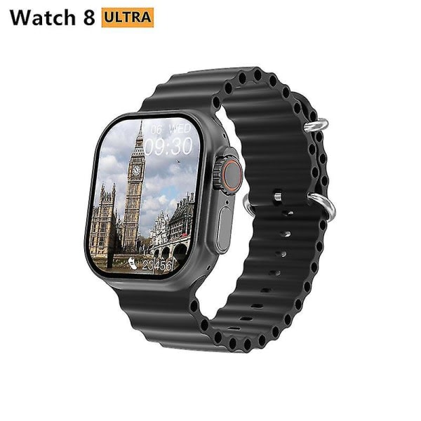 2023 Ny Hk8 Pro Max Ultra Smart Watch Men Series 8 49mm 2,12 Inch High Refresh Rtae Screen Nfc Iwo Smartwatch Dam +box Cherry