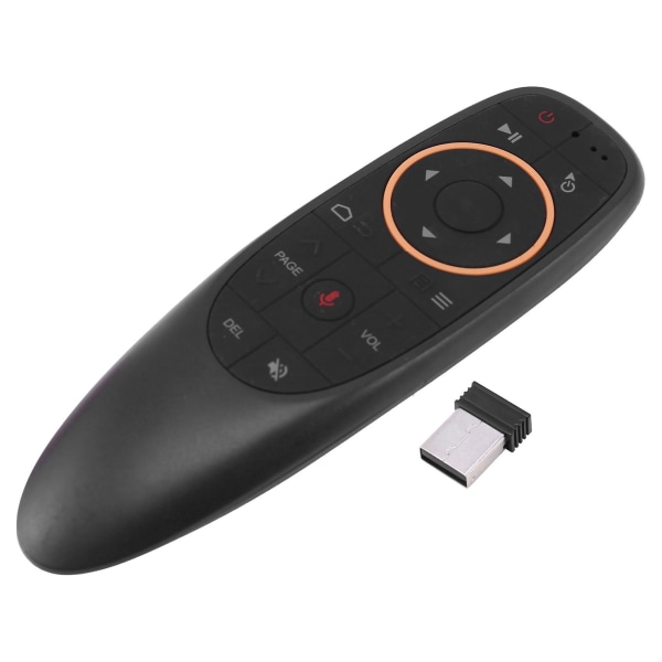 G10 Voice Air Mouse Remote, 2,4 GHz mini trådlös Android-TV-kontroll och infraröd inlärningsmikrofon
