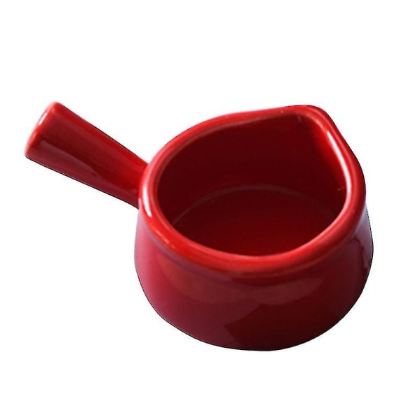 Minisåskanna Slitstark, brett applicerad liten kaffesirapsburkserver för honung (färg: röd)
