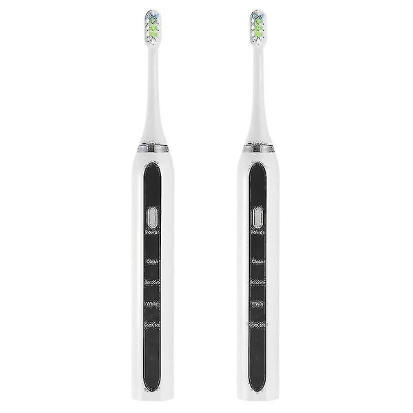 Elektrisk tandborste för vuxna par Ipx7sonic (svart)
