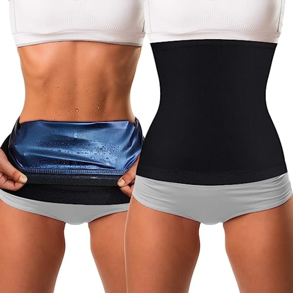 Midjetrimmer Svett Waist trainer Wrap Tummy Wrap för kvinnor Bodybuilding
