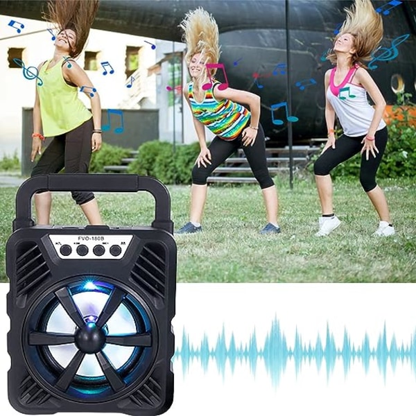 Bärbar Bluetooth högtalarmikrofonljud