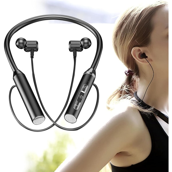 Neck Headset - Trådlöst In-Ear Headset med bas