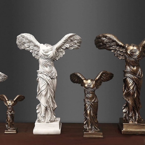Gratis frakt,skulpturer Harts Skulptur Hantverk Ornament Segergudinna Figur Figurer Abstrakt gudinna