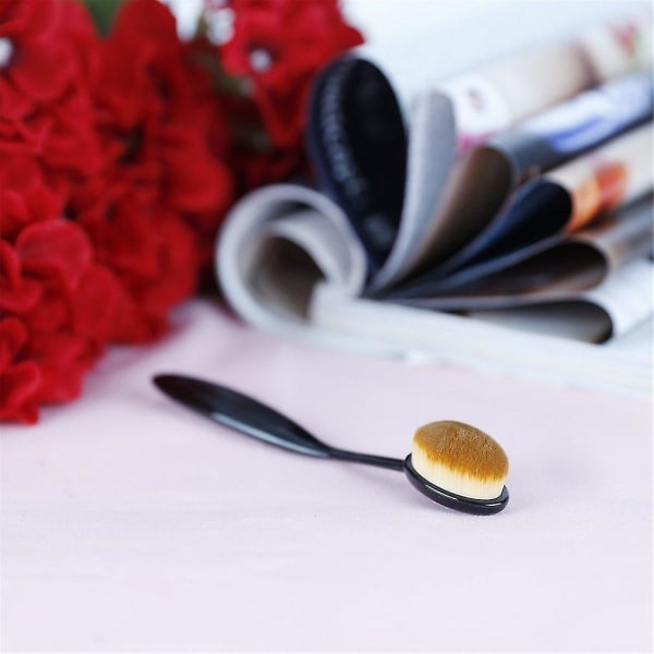 Kosmetisk Makeup Blusher Face Facial Powder Tandborste Foundation Brush Tool