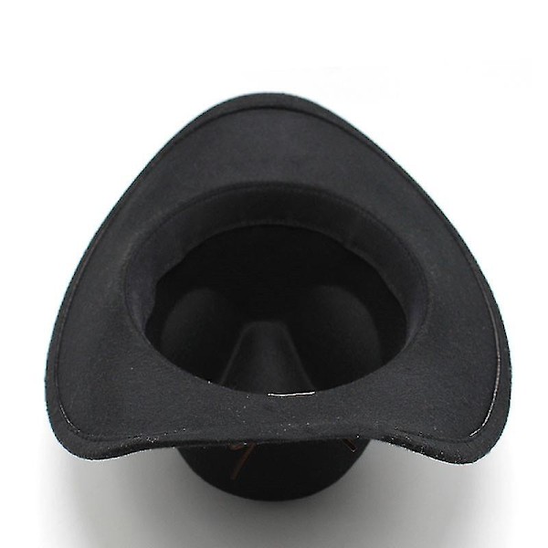Western cowboy hat filt hat sort