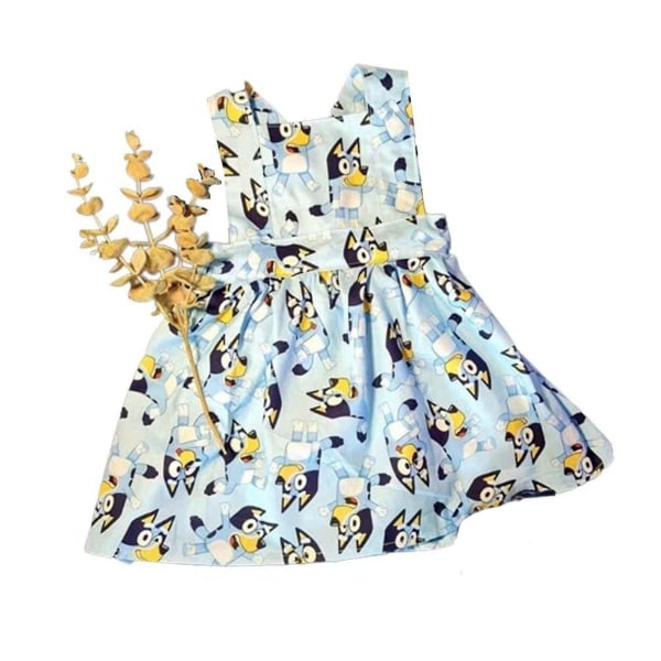 Toddler sommar ärmlös söt printed klänning