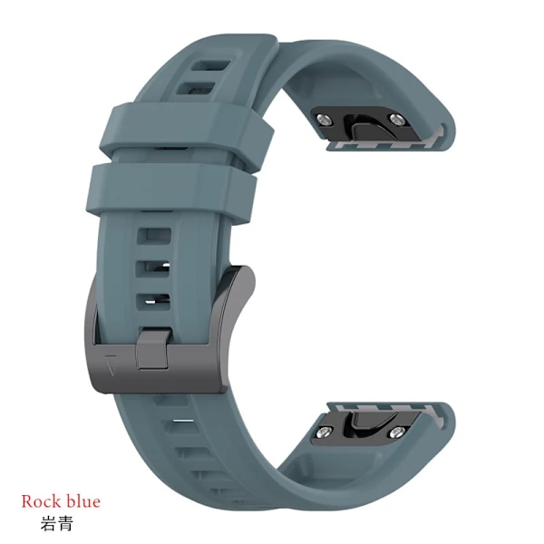 26mm Silikon Armbånd til Garmin fenix 7X 7 7S 6X 6 Pro 6S 5 5X Plus Smartwatch Armbånd til Garmin Descent mk2i mk3 51mm 1 13 Descent mk3i