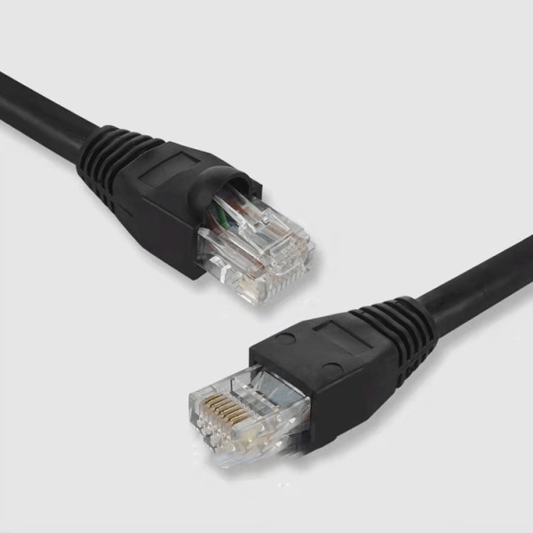 CAT 6 nätverkskabel - Ethernet LAN 10/100/1000 Gigabit Patch Lead Black 5m