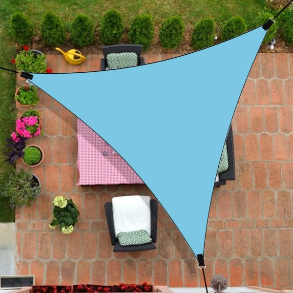 Triangul?rt Shade Segel, Garden Shade Segel, Vattent?tt Triangel Shade Segel, med UV-skydd och HDPE Andas Shade Segel