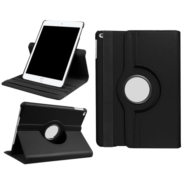 360 graders roterande case iPad Air 2 Air 1 Smart l?derst?ll svart