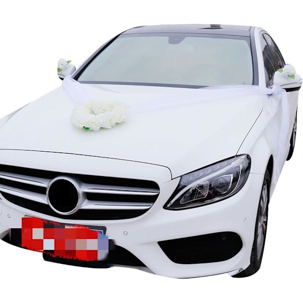 Wedding Car Decorations, Rose Garland for Bride and Groom, Car Decoration Jewelry