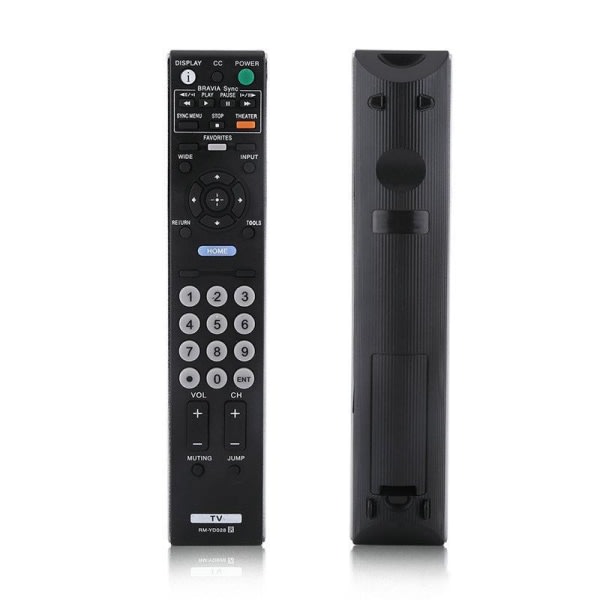 Universal RM-YD028 fjärrkontroll för Sony Bravia HDTV Svart en one size