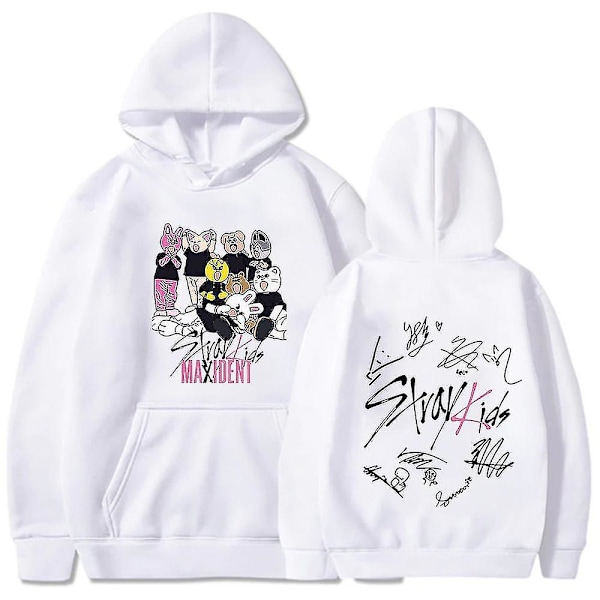 Stray Kids Huppari Hupulla [HK] valkoinen XL white XL