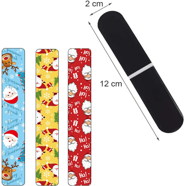 Magnetiske Bokmerker, Magnetiske Julebokmerker, Fargerike Magnetiske Bokmerker for Barn, Sideskillemerker, 30 Stykker