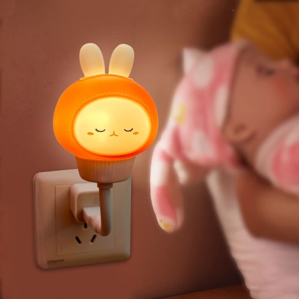 USB fj?rrkontroll liten kanin barnrum sovsal br?st