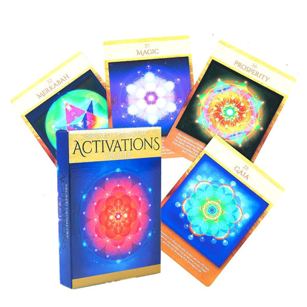 Tarot Sacred Geometri Activations Oracle Divination Family Part Cherry