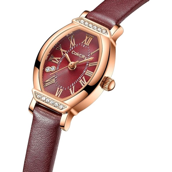 Damarmbandsur Watch , liten oval watch, svart/roséguld, CK013, 20x27 mm