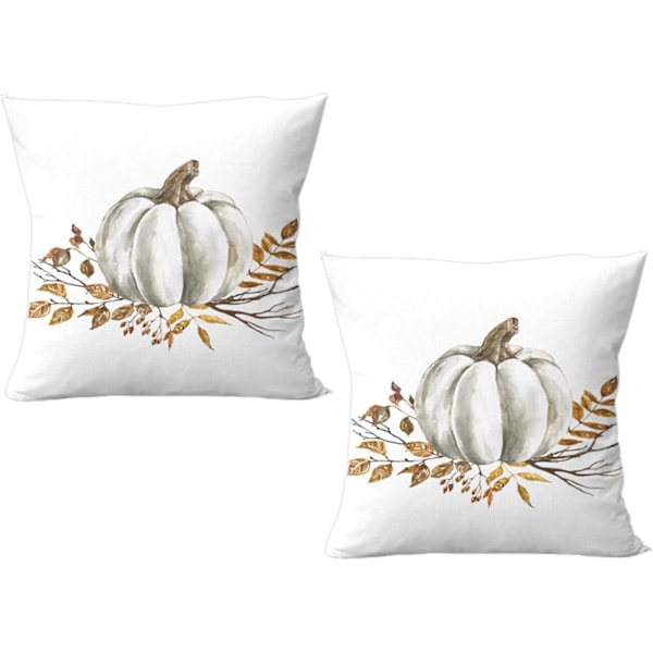 18x18 2pcs Kin Fallen Leaves Autumn Pillow Covers PBALLERED TACKING Seasonal Pillow Covers for the Sofa SOFA BED 1 Autumn Pillow Covers