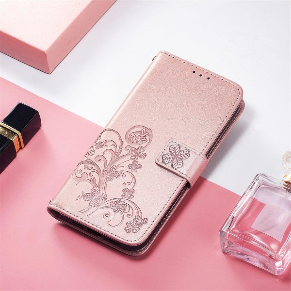 Case för Xiaomi Mi 11t/11t Pro Cover Case Pr?glat fyrkl?ver magnetiskt skydd - Rose Gold