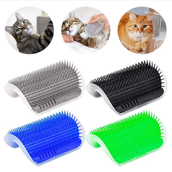 Grey Cats Brush Cat Corner Massage Auto Groomer Combat Brush Cats Ansiktsborste