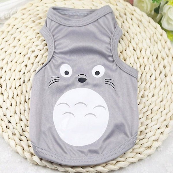 Moderigtigt kæledyr kattekostume sommer kattevest hættetrøje hyggelige mascots gotos tøj Vest-totoro Vest-totoro Xxl