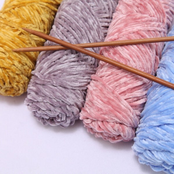 Chenille Wool line DIY stick garn 3 3 3
