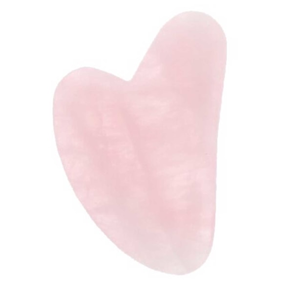 Rosenkvarts Gua Sha-verktyg i Resin, Rosa pink