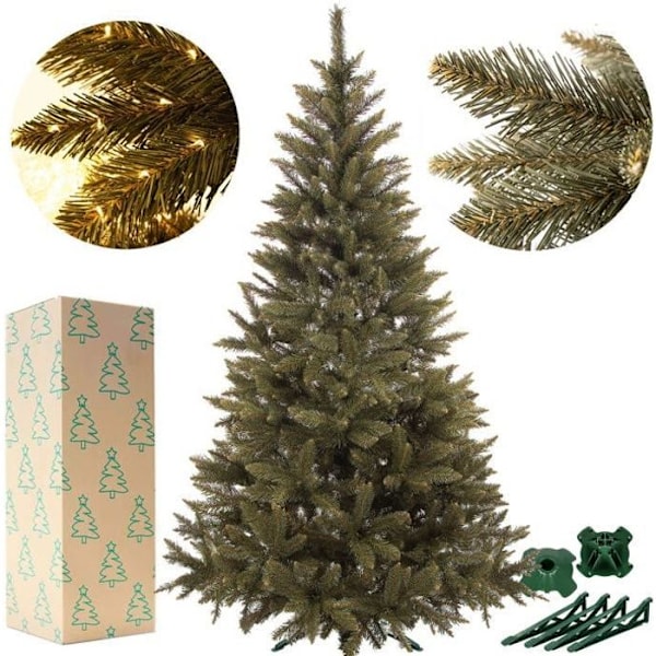 SPRINGOS® Artificial Christmas Tree with Stand Caucasus Spruce 180 cm Xmas Tree 540 Branches - Green